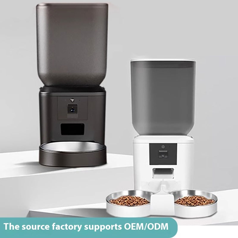 Intelligent Automatic Pet Feeder Remote Video-capable Large-capacity Feeding Machine